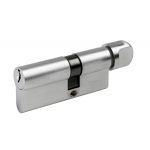 Цилиндр ключ/завертка Квадрат 25/10/35 хром матовый в интернет-магазине primadoors.by