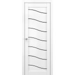 V2 DEFORM ДО черный лак 800*2000 Вайт вуд в интернет-магазине primadoors.by