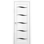 V1 DEFORM ДО черный лак 800*2000 Вайт вуд в интернет-магазине primadoors.by