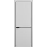 Квалитет К10 800*2000 Матовый Серый ALU Черная молдинг черный (Mb) зпп Eclipse под 2 петли зпз 196 в интернет-магазине primadoors.by