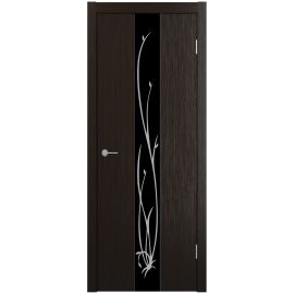ST13 ДО черный с рисунком 800*2000 Венге в интернет-магазине primadoors.by