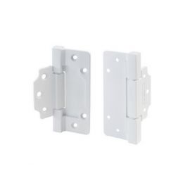 Петля Aldeghi Luigi 144Q квадратная белый матовый в интернет-магазине primadoors.by