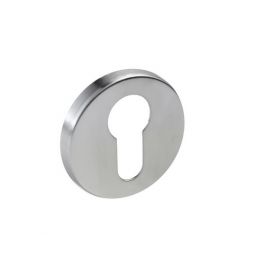 Розетка под цилиндр RО02 хром мат в интернет-магазине primadoors.by