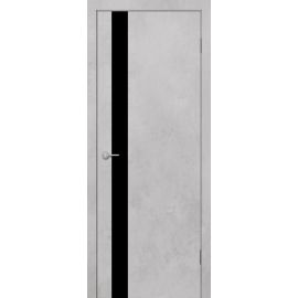 ST12 ДО черный лак 800*2000 Бетон белый в интернет-магазине primadoors.by