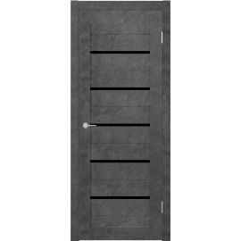 ST1 ДО черный лак 800*2000 Бетон темный в интернет-магазине primadoors.by