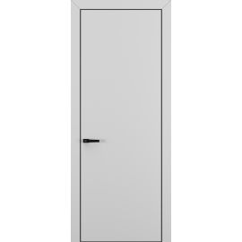 Квалитет К7 800*2000 Матовый Серый ALU Черная зпп Eclipse под 2 петли зпз 196 в интернет-магазине primadoors.by