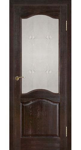 Модель №7 (без рамки) ДО 800*2000 Темный лак в интернет-магазине primadoors.by