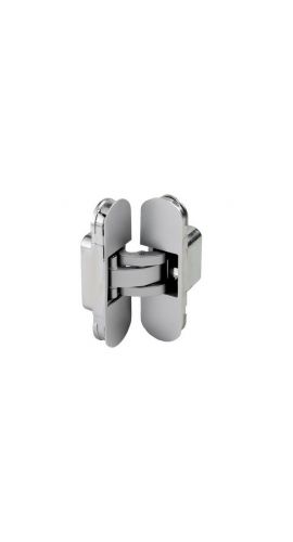 Петля AGB Eclipse 2.0 с накладками хром матовый в интернет-магазине primadoors.by