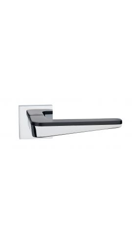Ручка дверная Капелла KB Z1916E15 (Арни) (PC/Black) в интернет-магазине primadoors.by