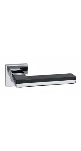 Ручка дверная Квадро KB Z1940E15 (Арни) (PC/Black) в интернет-магазине primadoors.by