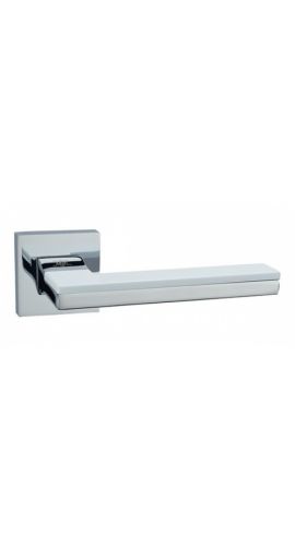 Ручка дверная Квадро КВ Z1940Е15 (Арни) (PC/White) в интернет-магазине primadoors.by