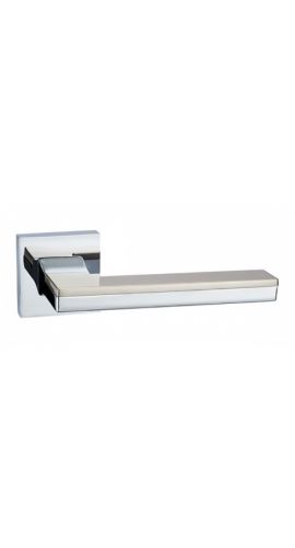 Ручка дверная Квадро КВ Z1940Е15 (Арни) (SN/PC) в интернет-магазине primadoors.by