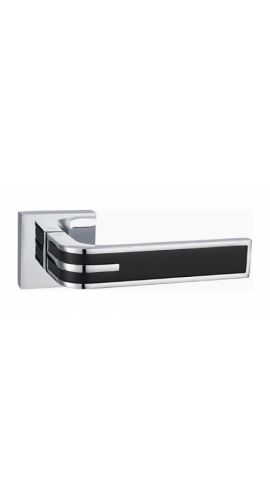 Ручка дверная Фреско кв.Z1920Е15 (Арни) (PC/Black) в интернет-магазине primadoors.by