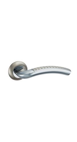 Ручка дверная Рим AL (LOCKit) (SN/PC) в интернет-магазине primadoors.by