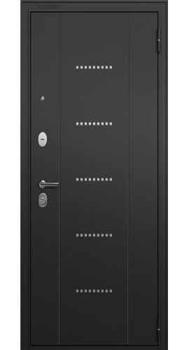 T3 TRUST ECO MP Черный муар металлик RL-12 Черный муар/Е-142 Белый ларче 860*2050 R в интернет-магазине primadoors.by