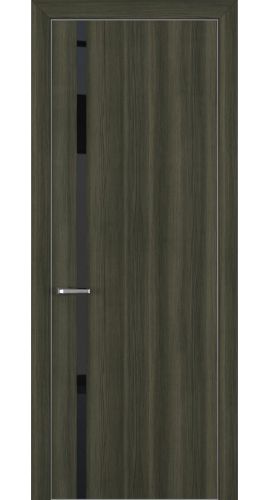 Квалитет К1 Black Classic 800*2000 Дуб темный ALU Серая зпп Eclipse 2.0 под 2 петли зпз 196 в интернет-магазине primadoors.by