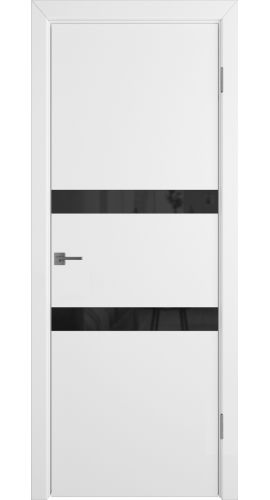 Ньюта ДО черный лак 800*2000 Белая эмаль зпз 196 в интернет-магазине primadoors.by