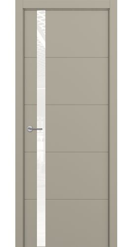 Groove ДО ART Lite Lacobel White Pure 800*2000 Серый шелк эмаль (43) в интернет-магазине primadoors.by