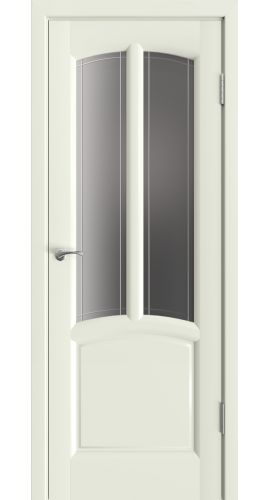 Виола ДО гравировка 800*2000 Белый (65) в интернет-магазине primadoors.by