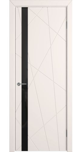 К5 COLORIT ДО черный лак 800*2000 Слоновая кость эмаль в интернет-магазине primadoors.by