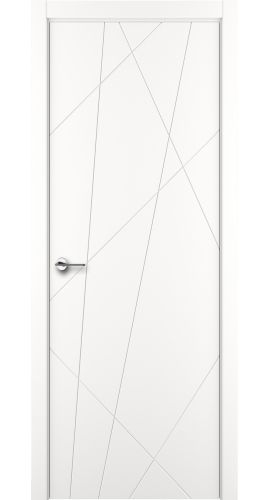 Chaos ДГ ART Lite 800*2000 Белая эмаль (43) в интернет-магазине primadoors.by