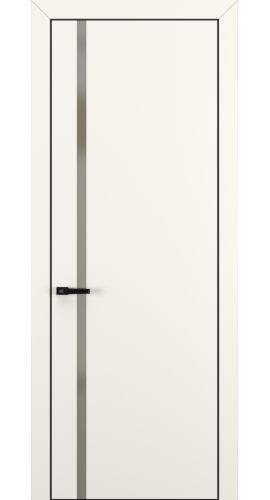 Квалитет К1 Silver Bronze 800*2000 Молочный матовый ALU Черная зпп Eclipse 2.0 под 2 петли зпз 196 в интернет-магазине primadoors.by