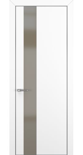 Квалитет К3 Silver Bronze 800*2000 Белый матовый ALU Серая зпп Eclipse под 2 петли зпз 196 в интернет-магазине primadoors.by
