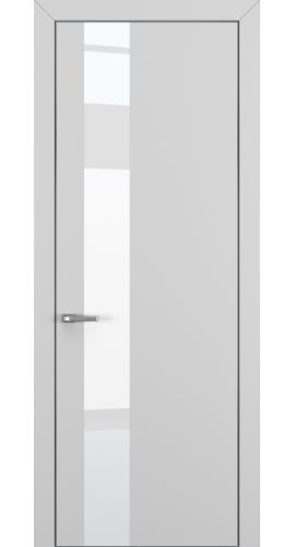 Квалитет К3 White Pure 800*2000 Матовый Серый ALU Серая зпп Eclipse под 2 петли зпз 196 в интернет-магазине primadoors.by