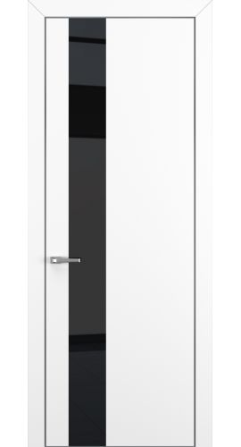 Квалитет К3 Black Classic 800*2000 Белый матовый ALU Серая зпп Eclipse под 2 петли зпз 196 в интернет-магазине primadoors.by