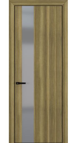 Квалитет К3 Silver Grey 800*2000 Дуб серый ALU Черная зпп Eclipse под 2 петли зпз 196 в интернет-магазине primadoors.by