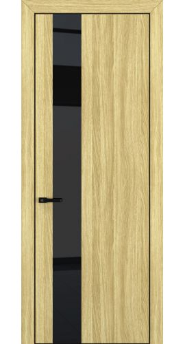 Квалитет К3 Black Classic 800*2000 Дуб натуральный ALU Черная зпп Eclipse под 2 петли зпз 196 в интернет-магазине primadoors.by