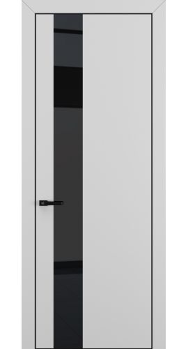 Квалитет К3 Black Classic 800*2000 Матовый Серый ALU Черная зпп Eclipse под 2 петли зпз 196 в интернет-магазине primadoors.by