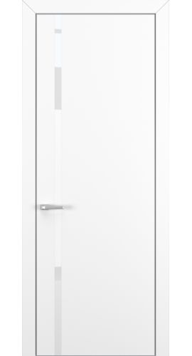 Квалитет К1 White Pure 800*2000 Белый матовый ALU Серая зпп Eclipse 2.0 под 2 петли зпз 196 в интернет-магазине primadoors.by